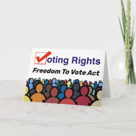 Tarjeta Ley de derecho de voto