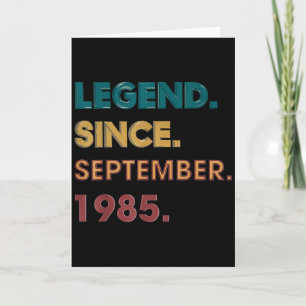 Tarjeta Leyenda 1985 Regalos de cumpleaños 40 para hombres