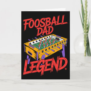 Tarjeta Leyenda de Papá Foosll Juego de Fútbol de Mesa Div