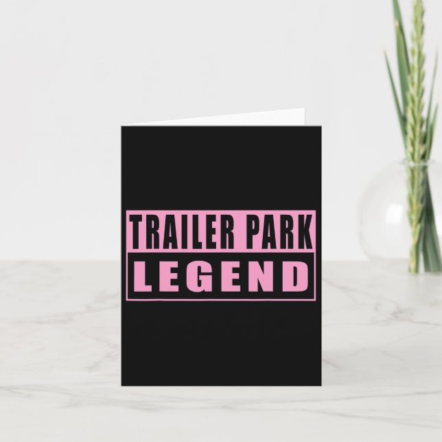Tarjeta Leyenda de Trailer Park Funny 1 (Anverso)