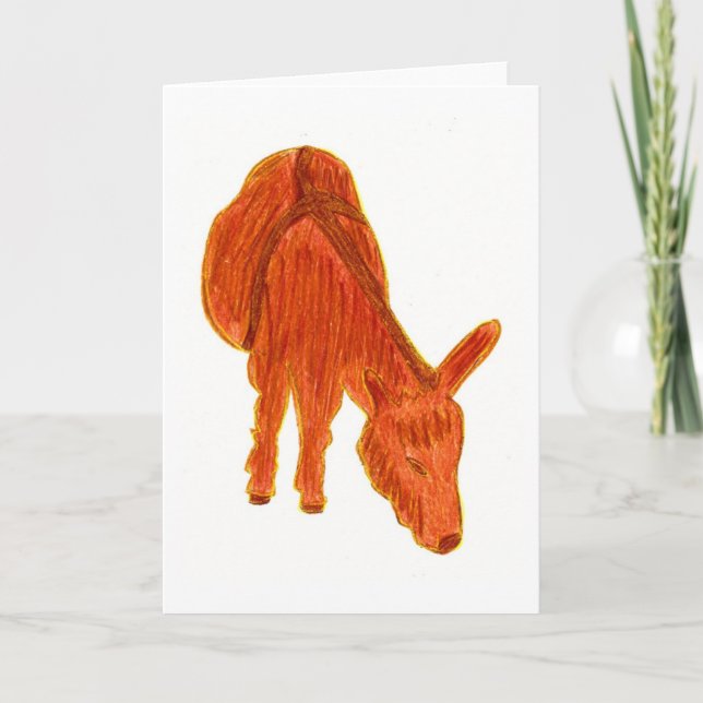 Tarjeta Leyenda del burro (Anverso)