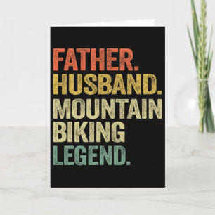 Tarjeta Leyenda del ciclismo de montaña en padre Husnd Mtb