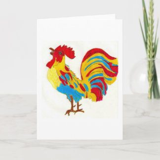 Tarjeta Leyenda del gallo