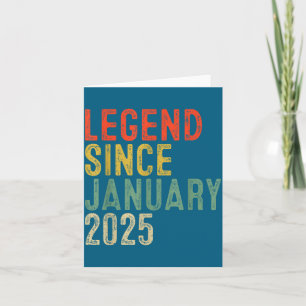 Tarjeta Leyenda desde enero de 2025 1er Cumpleaños 1 año d