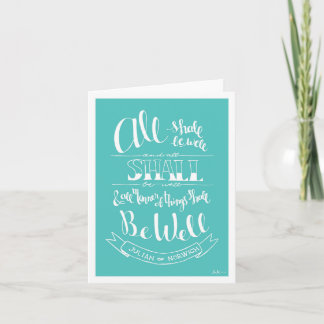 Tarjeta Leyenda "Todo estará bien" - Notecard
