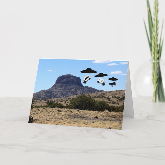 Tarjeta Leyendas del pico Cabezón Nuevo México (Anverso)