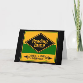 Tarjeta Leyendo ferrocarril, servicio de línea de Bee