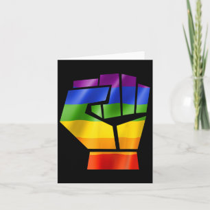 Tarjeta Lgbt resiste el orgullo de lesbianas gays bisexual