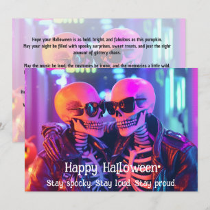 Tarjeta LGBT Spooky & Stunning 🎃🌈