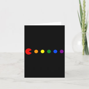 Tarjeta Lgbtq Ally, mes del orgullo gay por el punto de co