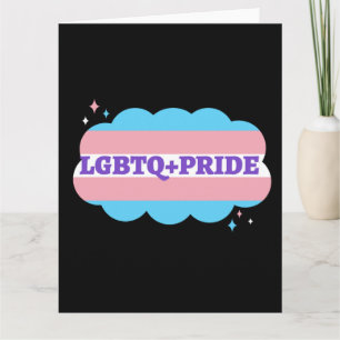 Tarjeta LGTB+Orgullo. Amor gay-arcoiris.