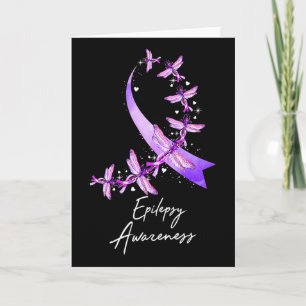 Tarjeta Libélula de Conciencia de la Epilepsia Noviembre N