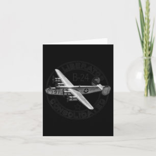 Tarjeta Liberador Consolidado B-24 Ww2 Militar Estadounide