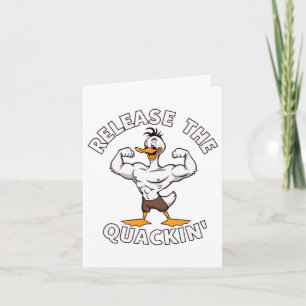 Tarjeta Liberar La Formación De Fuerza Del Quackin