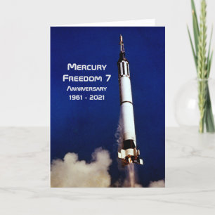 Tarjeta Libertad de Mercurio 7 - 60 Aniversario