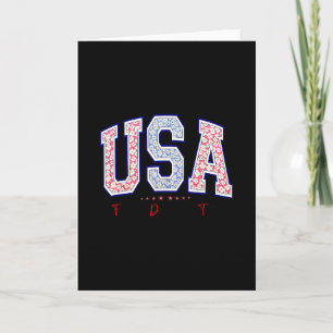 Tarjeta Libertad Democracia Verdad EE. UU. Anti-trump 4 De