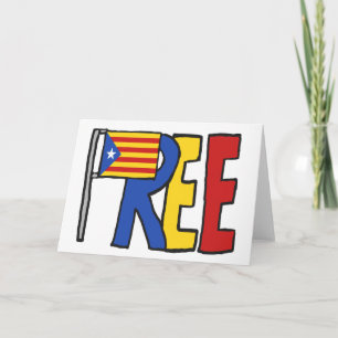 Tarjeta Libertad para la independencia catalana