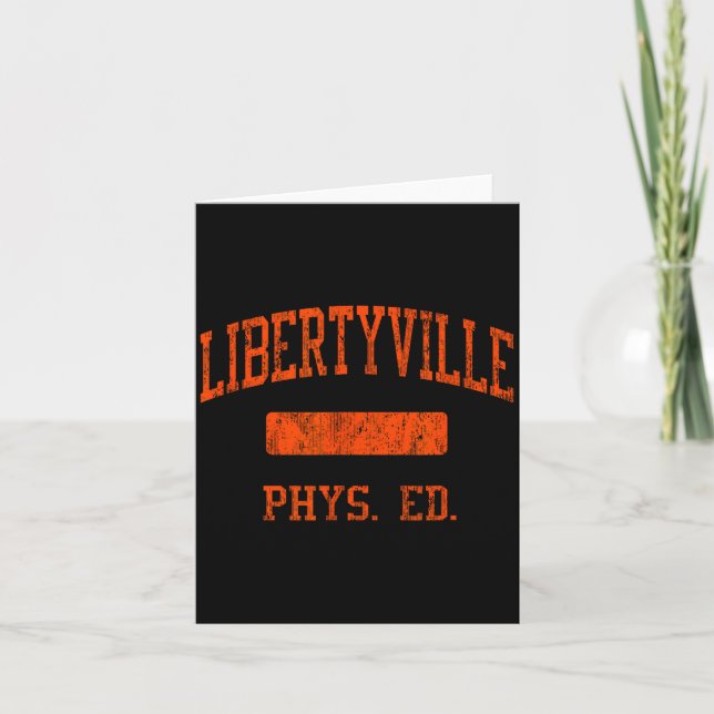 Tarjeta Libertyville High School Hs Libertyville Il Phys E (Anverso)