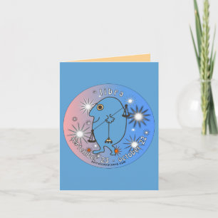 Tarjeta Libra Birthday Card