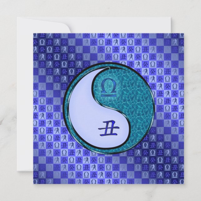Tarjeta Libra & Buey de Agua (Anverso)