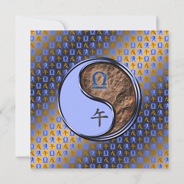 Tarjeta Libra & Caballo de Tierra (Anverso)