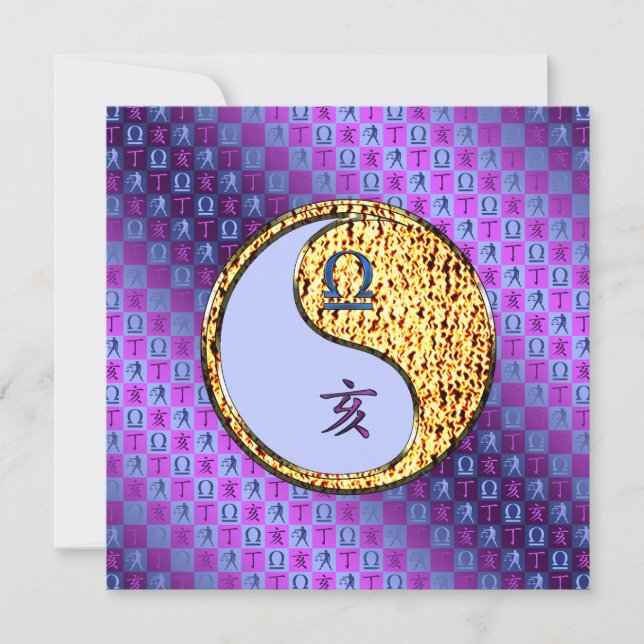 Tarjeta Libra & Fire Boar (Anverso)