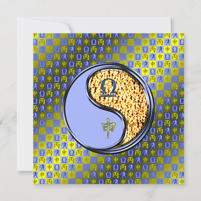 Tarjeta Libra & Fire Monkey (Anverso)