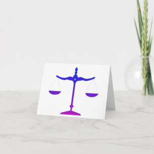 Tarjeta Libra Scales Card