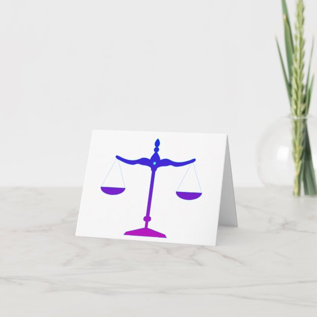 Tarjeta Libra Scales Card (Anverso)