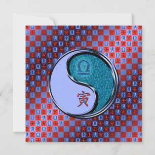 Tarjeta Libra & Tigre de Agua