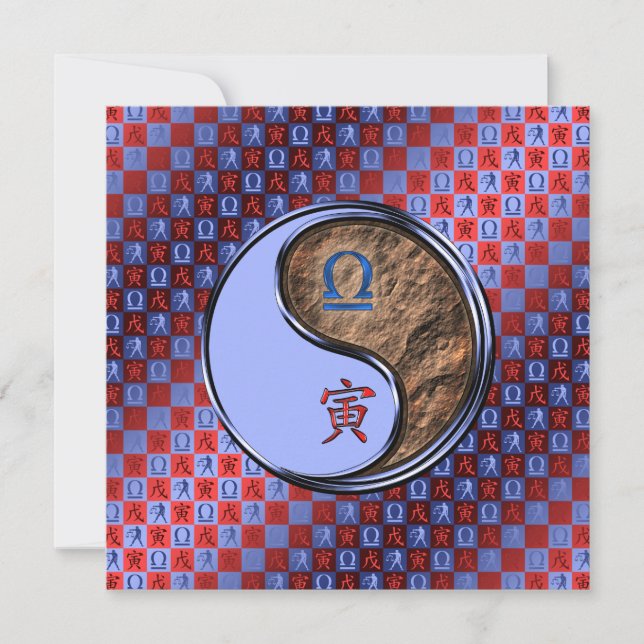 Tarjeta Libra & Tigre de Tierra (Anverso)