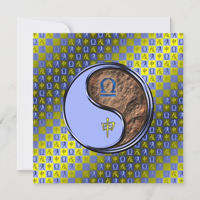Tarjeta Libra y Mono de Tierra (Anverso)