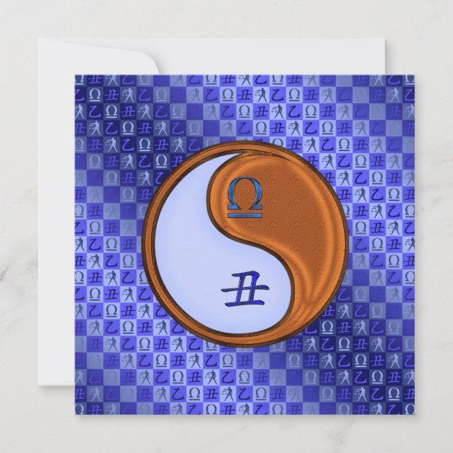 Tarjeta Libra y Wood Ox (Anverso)