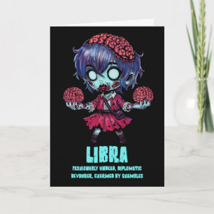 Tarjeta Libra Zombie