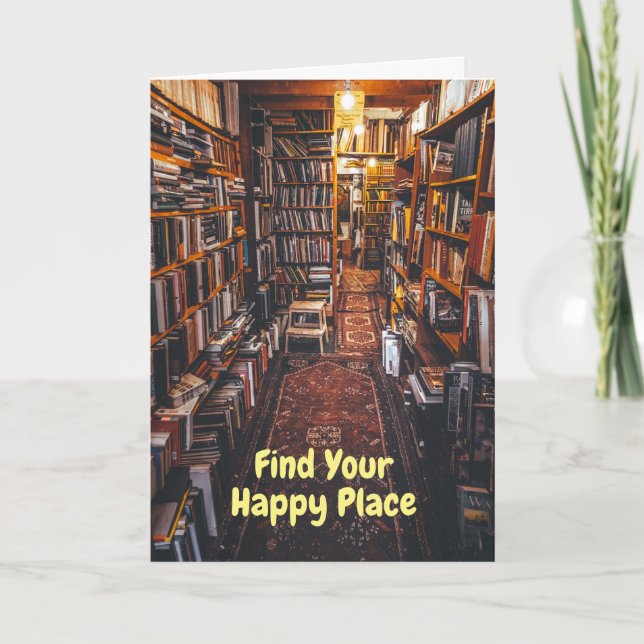 Tarjeta Libro Amantes Felices cumpleaños con foto de libre (Anverso)