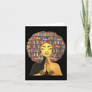 Tarjeta Libro bibliotecario de libros de gusanos melaninos