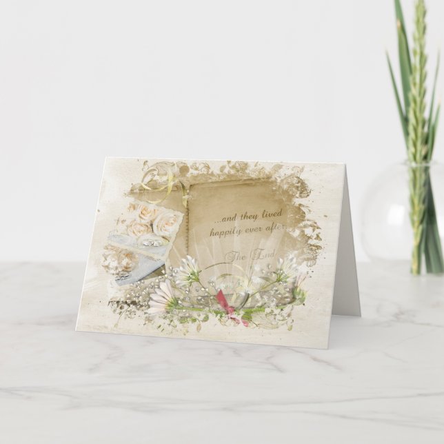 Tarjeta Libro de Aniversario boda (Anverso)