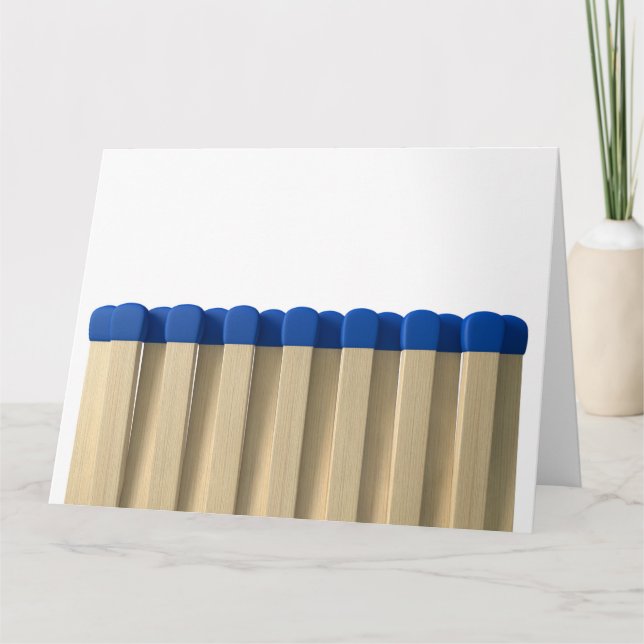 Tarjeta Libro De Cerillas Abiertas (Anverso)