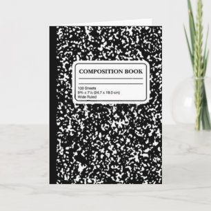 Tarjeta Libro de composición/profesor-alumno