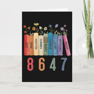 Tarjeta Libro de Igualdad de Derechos Flor 8647 Trump Femi