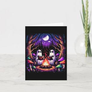 Tarjeta Libro de lectura de fantasmas espeluznantes Cottag