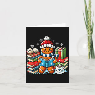 Tarjeta Libro de lectura de pan de jengibre para niños de