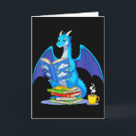 Tarjeta Libros de lectura geniales Libro de dragón Amante<br><div class="desc">Libros de lectura geniales Libro de dragón Amante de los libros Libros hombres Mujeres Niños</div>