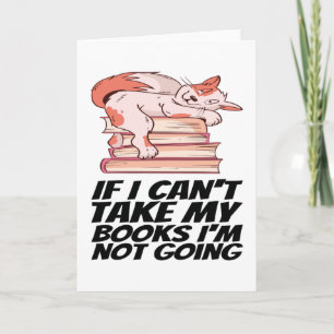 Tarjeta Libros - Si no puedo llevar mis libros, no voy