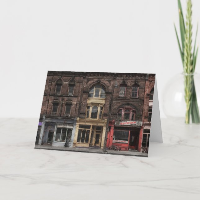 Tarjeta Libros y Bistros y Carniceros No 5 Versión de colo (Anverso)