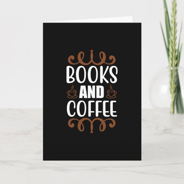 Tarjeta Libros Y Café (Anverso)