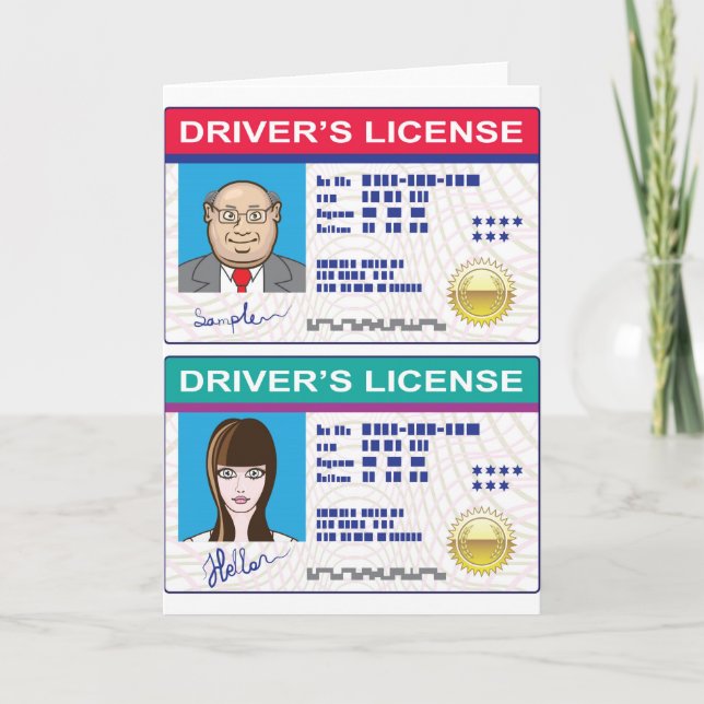 Tarjeta Licencia del conductor (Anverso)