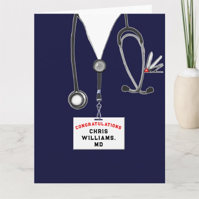 Tarjeta Licenciatura en medicina por médica (Anverso)