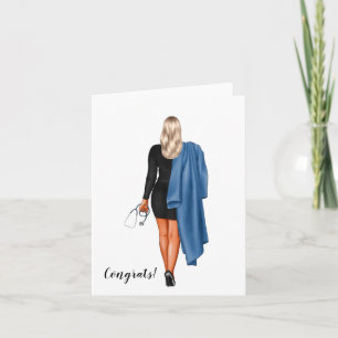 Tarjeta Licenciatura en Moda personalizado de Enfermería G