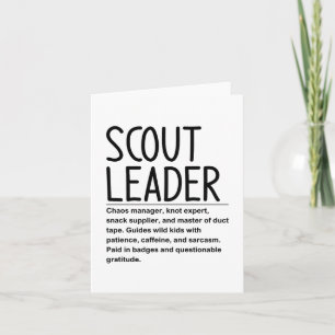 Tarjeta Líder de Scout